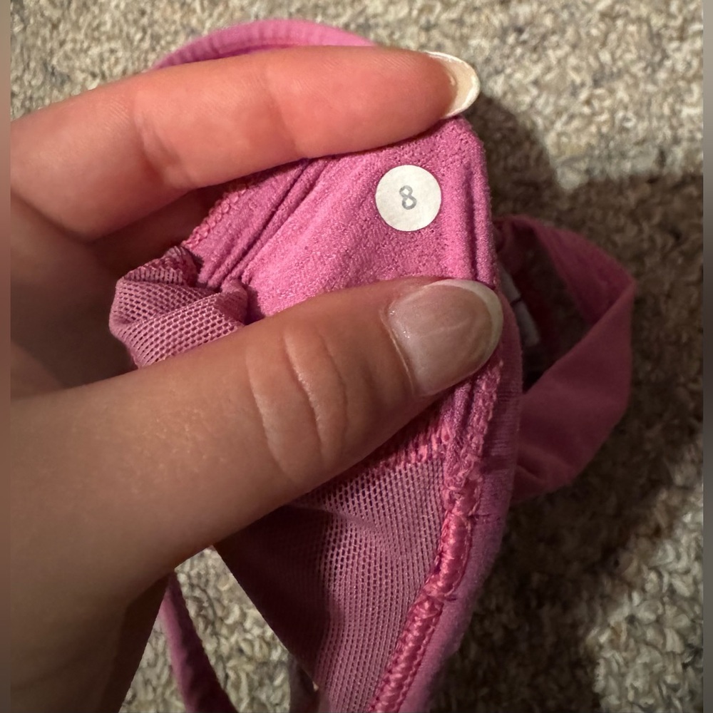 Pink Lululemon Free to Be Wild Sports Bra - Picture 3 of 3